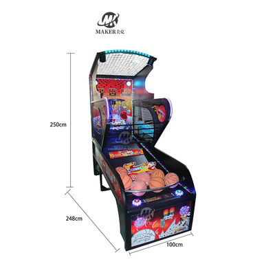 Coin Indoor Basketball Arcade Games Machine Amusement Street Basketball Game Machine For Playing