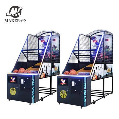 Coin Operated Indoor Amusement Center New Electronic Basketball MachineStreet Basketball Arcade Game Machine