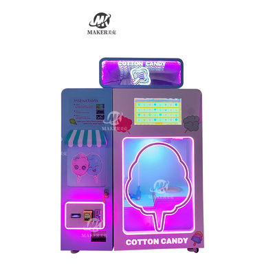 Nuovo design Commerciale Alta redditività all'aperto Intelligente Marshmallow Fully Automatic Cotton Candy Maker Automatic Machine