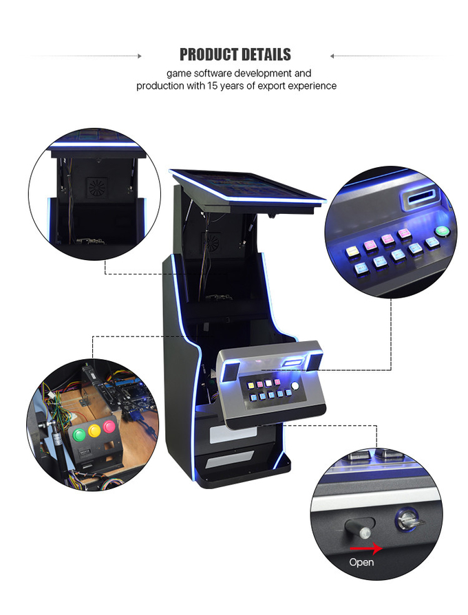 5 in 1 gioco di gioco reale di Dx Multigame del bordo dello slot machine del casinò 5